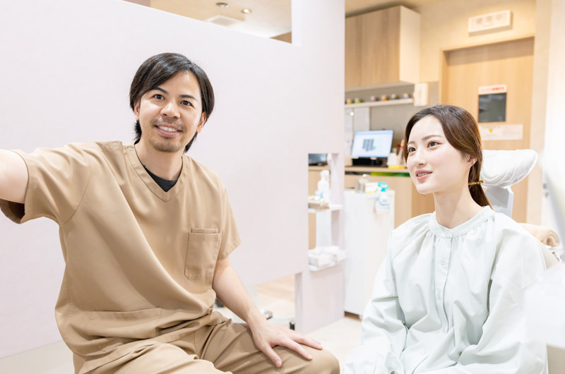 「押し付けない」丁寧なカウンセリング